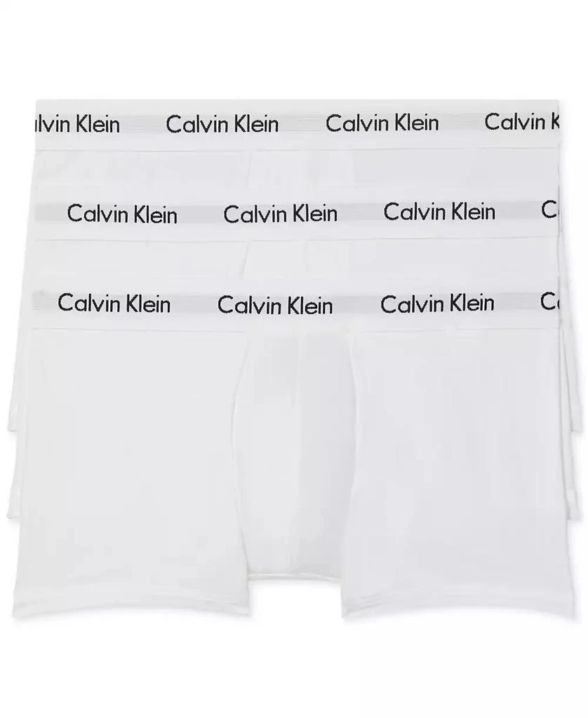 商品Calvin Klein|Men's 3-Pack Cotton Stretch Low-Rise Trunk Underwear,价格¥360,第1张图片