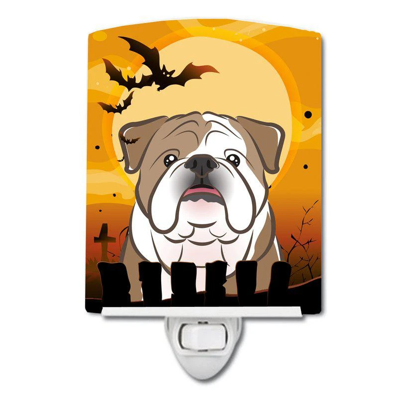 商品Caroline's Treasures|Halloween English Bulldog  Ceramic Night Light,价格¥204,第1张图片