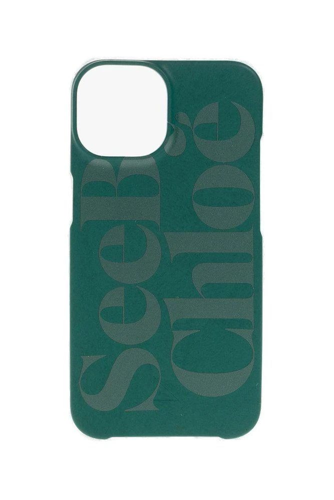 商品See by Chloé|See By Chloé Logo Print iPhone 14 Case,价格¥555,第1张图片