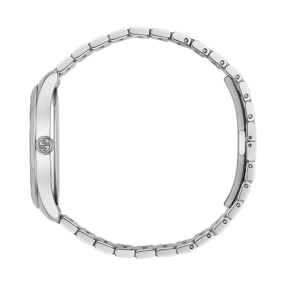 Men's Swiss G-Timeless Stainless Steel Bracelet Watch 38mm, Created for Macy's商品第2张图片规格展示