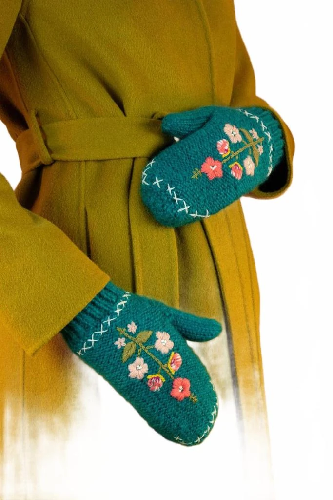 商品POWDER|Heidi Mittens In Teal,价格¥399,第2张图片详细描述