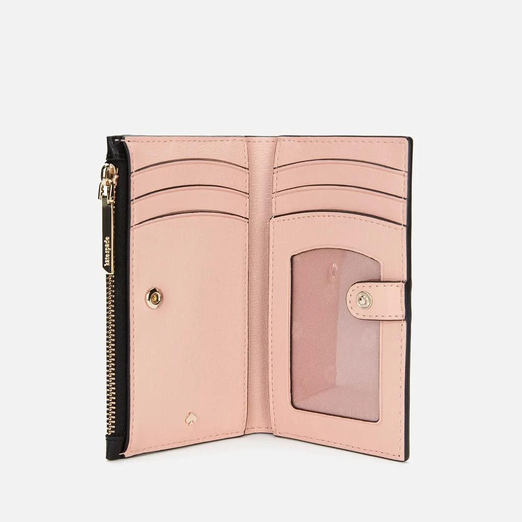 商品Kate Spade|Kate Spade New York Women's Spencer Small Slim Bifold Wallet - Black,价格¥877,第3张图片详细描述