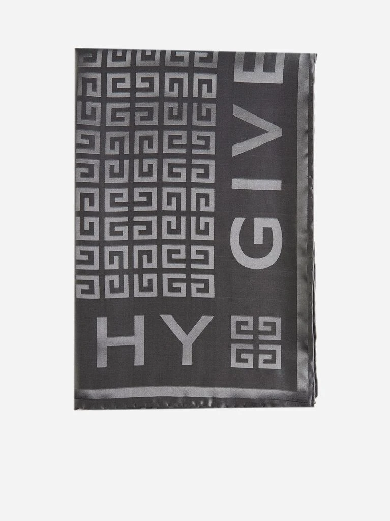 商品Givenchy|Logo and 4G silk scarf,价格¥1916,第1张图片
