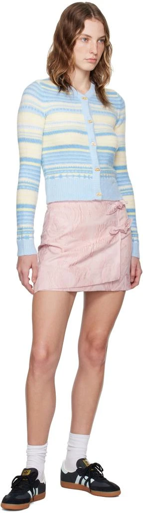 商品Ganni|Blue Striped Cardigan,价格¥994,第4张图片详细描述