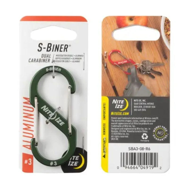 商品Nite Ize|S-Biner Aluminum Dual Carabiner,价格¥32,第4张图片详细描述