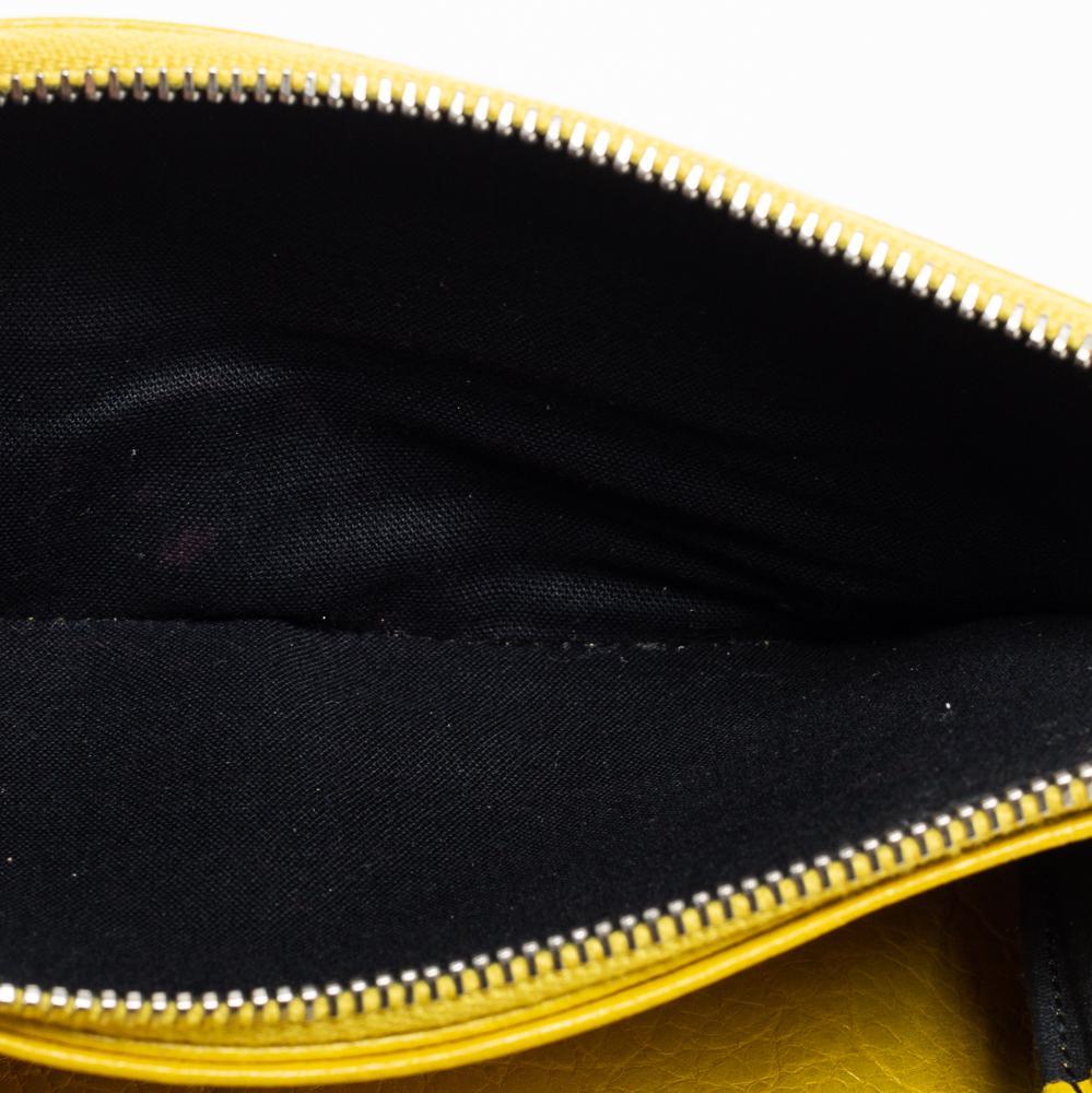 商品[二手商品] Balenciaga|Balenciaga Curry Leather City Flap Continental Wallet,价格¥2362,第4张图片详细描述