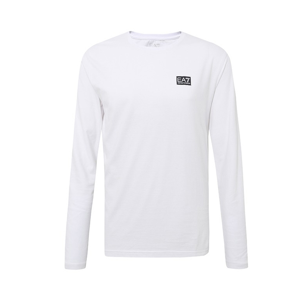 商品[国内直发] Emporio Armani|EMPORIO ARMANI 男白色男士T恤 6GPT40-PJ2AZ-1100,价格¥497,第1张图片