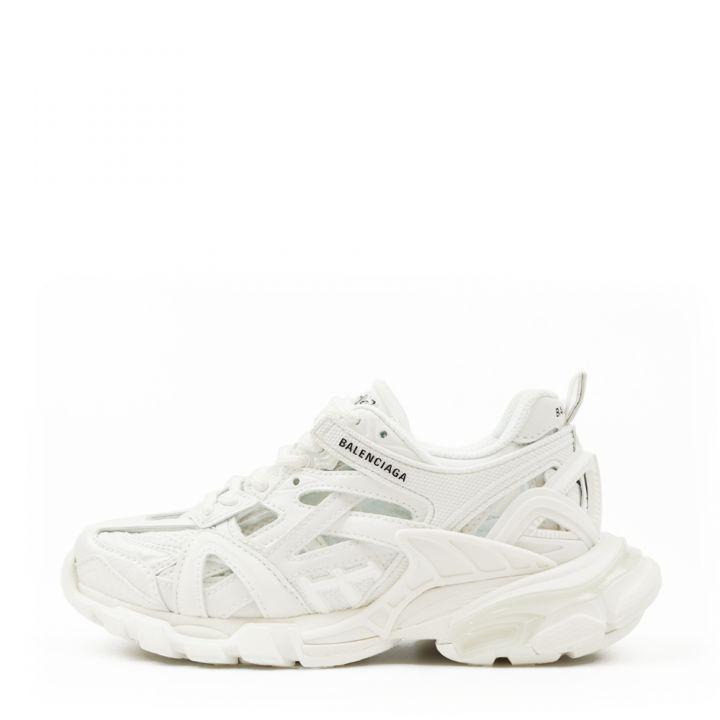 商品Balenciaga|小童 Track 2 运动鞋 纯白色,价格¥2419,第1张图片