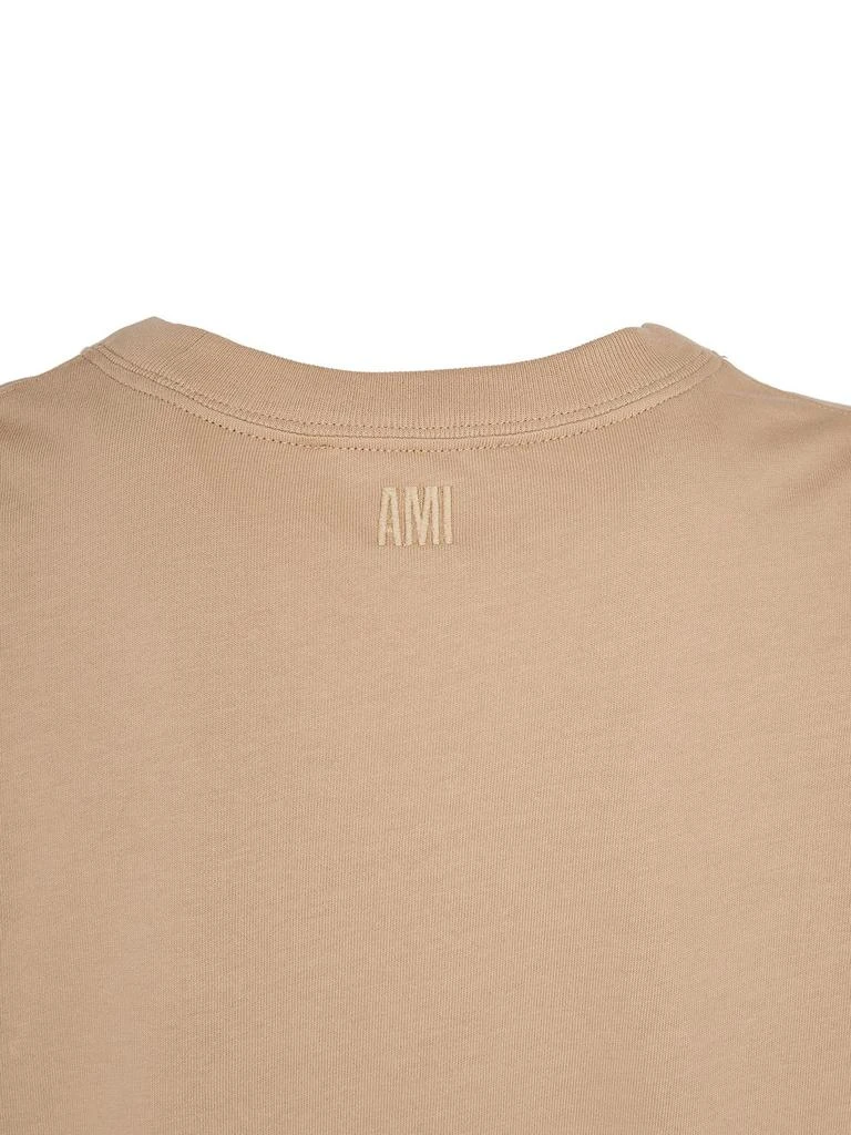 商品AMI|Red Ami De Coeur Cotton T-shirt,价格¥1472,第5张图片详细描述