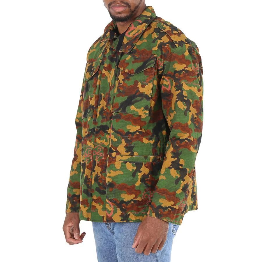 商品Off-White|Multicolor Camouflage Padded Field Jacket,价格¥2464,第2张图片详细描述