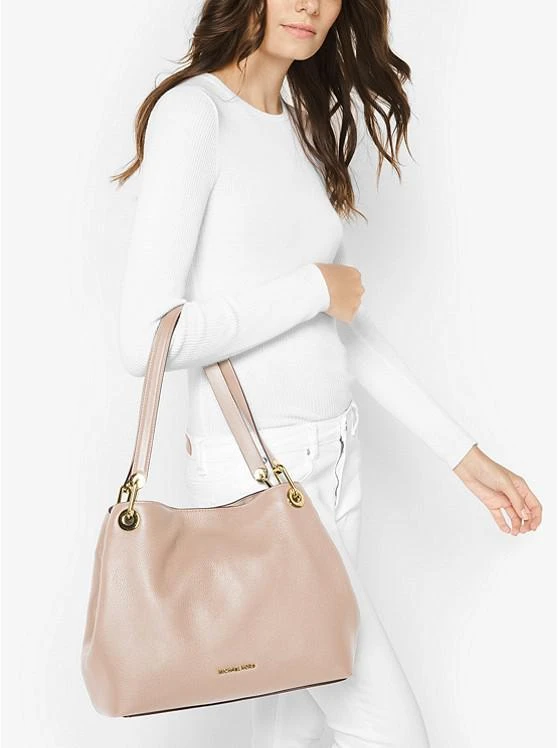 商品Michael Kors|Raven Large Leather Shoulder Bag,价格¥1364,第3张图片详细描述