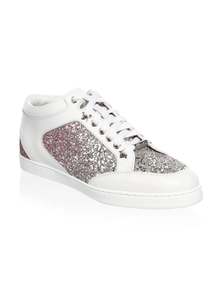 商品Jimmy Choo|Low-top Glitter Sneaker,价格¥1784,第2张图片详细描述