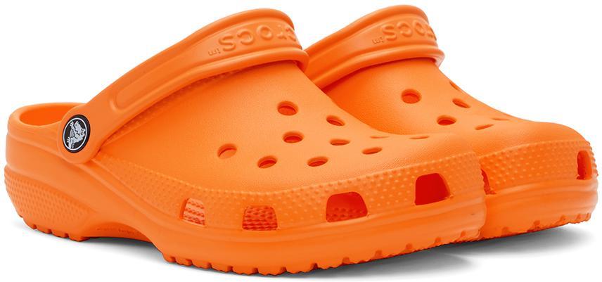 商品Crocs|Orange Classic Clogs,价格¥184,第6张图片详细描述