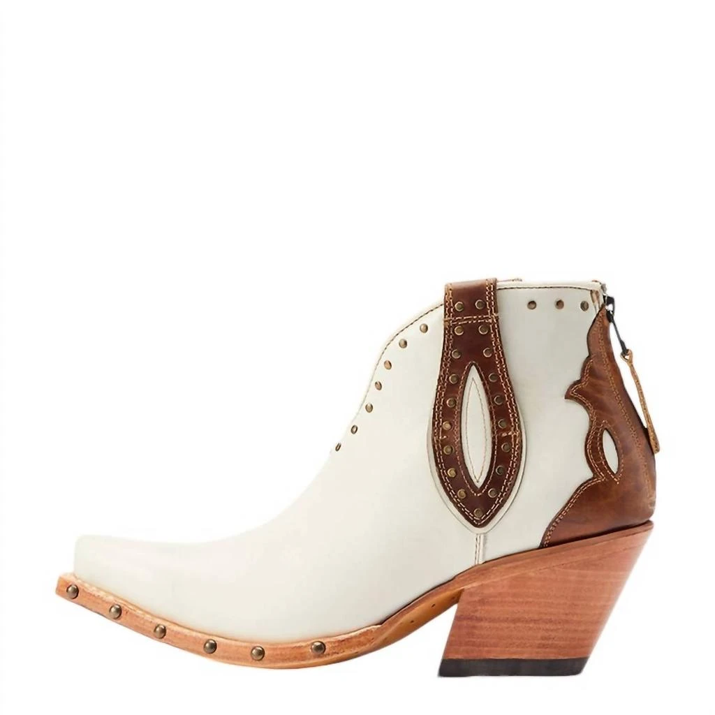 商品Ariat|Women's Greeley Bootie In Cream,价格¥1101,第3张图片详细描述