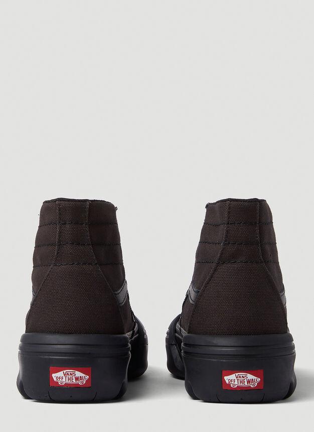 UA SK8 High Top Sneakers in Black商品第4张图片规格展示