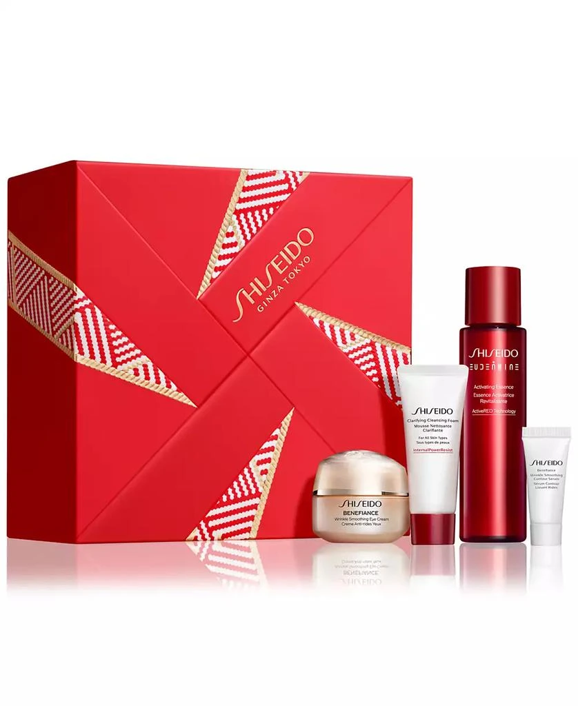 商品Shiseido|4-Pc. Benefiance Smoothing & Brightening Eyes Set,价格¥487,第1张图片