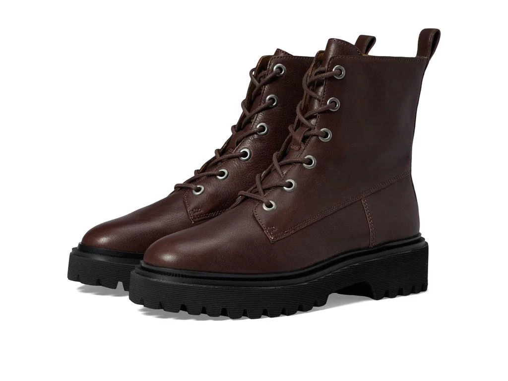 商品Madewell|The Rayna Lace-Up Boot in Leather,价格¥617,第1张图片