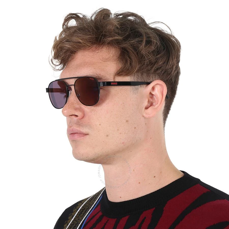 商品Hugo Boss|Red Pilot Men's Sunglasses HG 1196/S 0003/AO 54,价格¥372,第2张图片详细描述
