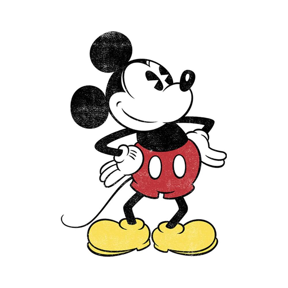 Girl's Mickey & Friends Classic Mickey Distressed  Child T-Shirt商品第3张图片规格展示
