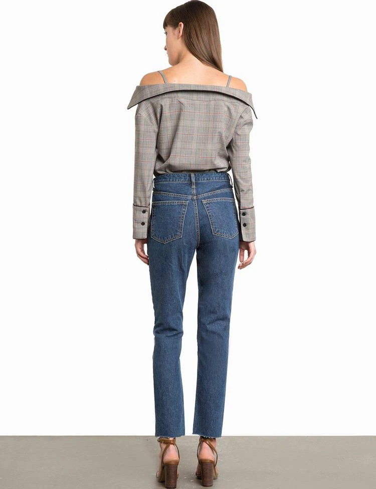 商品Pixie Market|Stella Plaid Strappy OTS Shirt,价格¥768,第5张图片详细描述