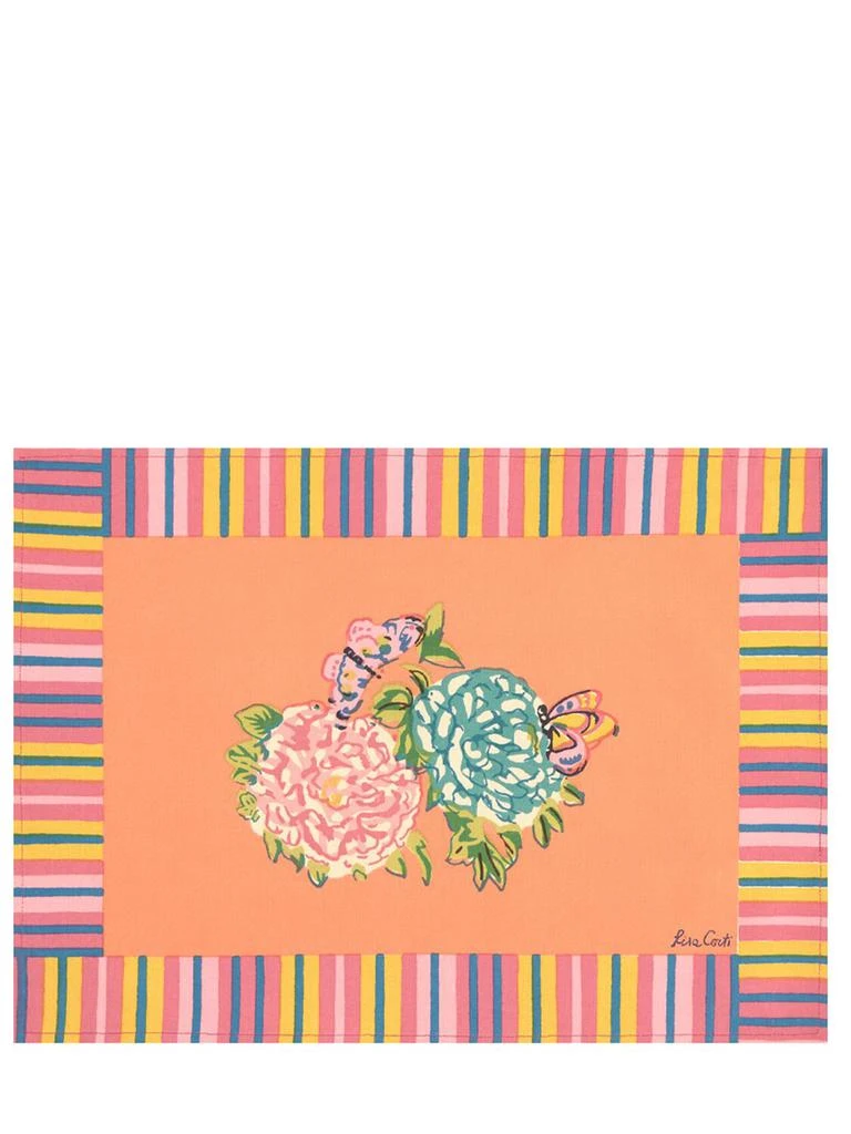 商品LISA CORTI|Kandem Queen Peach Set Of 2 Placemats,价格¥642,第1张图片