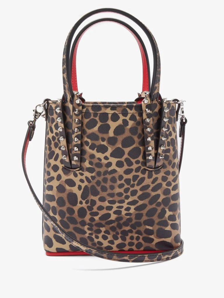 商品Christian Louboutin|Cabata mini leopard-print leather tote bag,价格¥8859,第1张图片