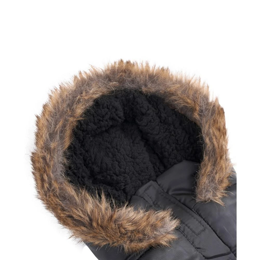 商品Juicy Couture|Faux Fur Hooded Pet Jacket for Dogs and Cats, Medium/Large,价格¥225,第4张图片详细描述