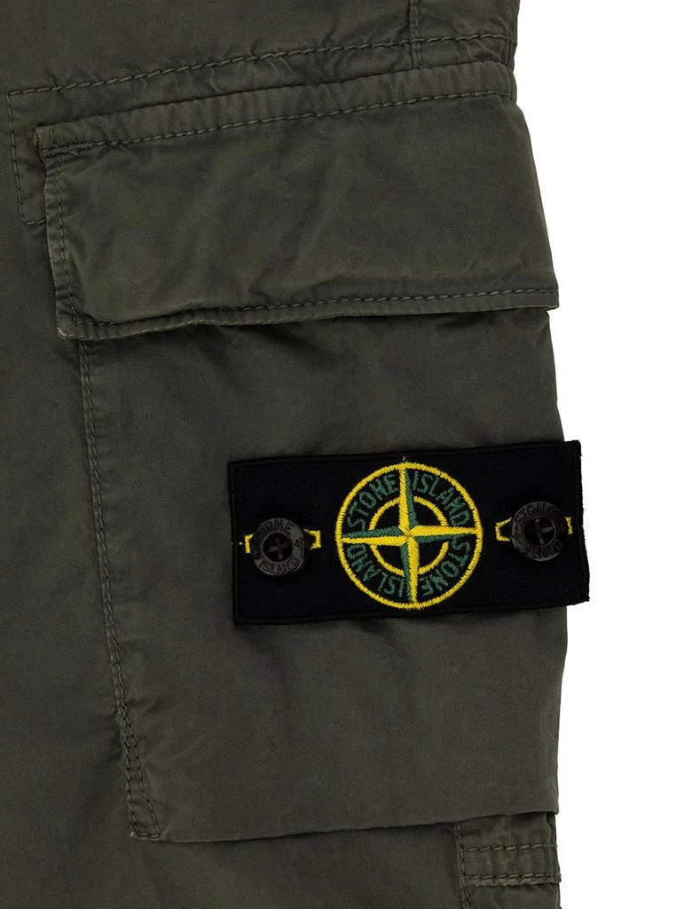 商品Stone Island Kids|Stone Island Kids Cargo Pants With Logo Patch,价格¥1725,第3张图片详细描述