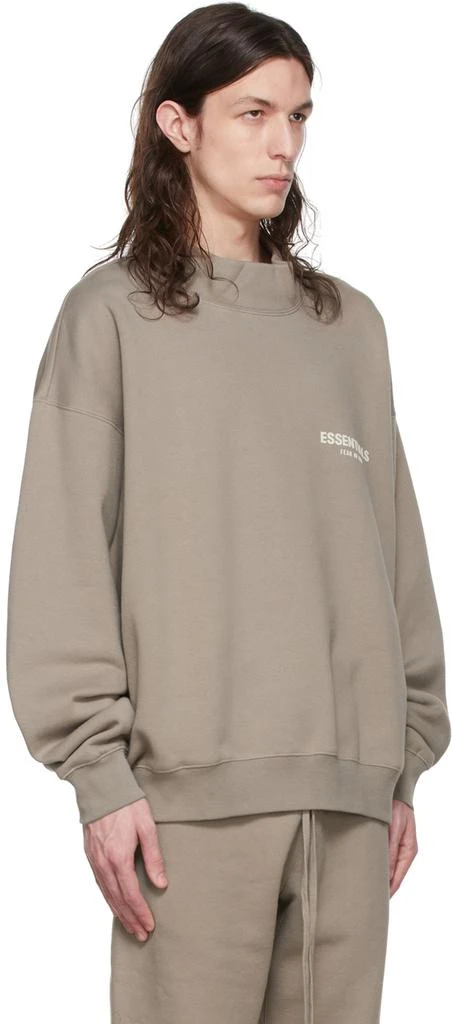 商品Essentials|Taupe Cotton Sweatshirt,价格¥634,第2张图片详细描述