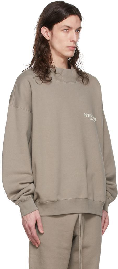 商品Essentials|Taupe Cotton Sweatshirt,价格¥602,第4张图片详细描述