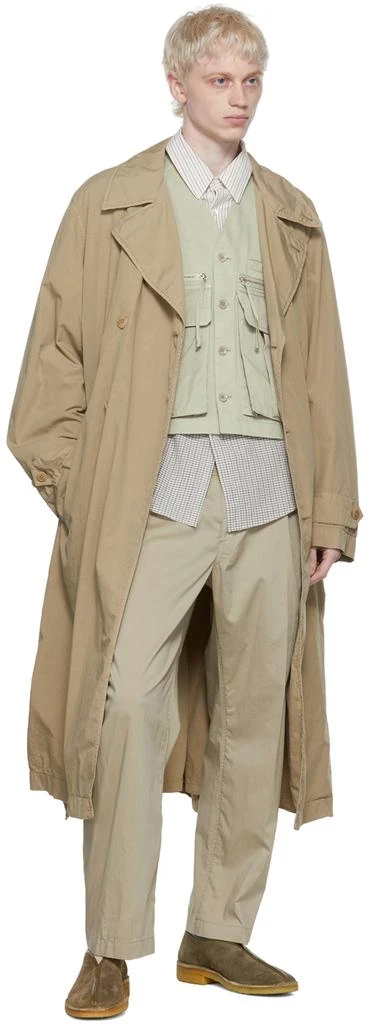 商品Lemaire|Khaki Cotton Trench Coat,价格¥5713,第4张图片详细描述