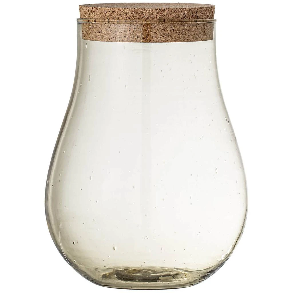 商品The Hut|Bloomingville Recycled Glass Casie Jar - Small - Brown,价格¥176,第1张图片