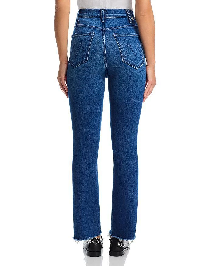 商品MOTHER|Petites Lil Hustler High Rise Flood Fray Jeans in Whatever You Want,价格¥789,第3张图片详细描述