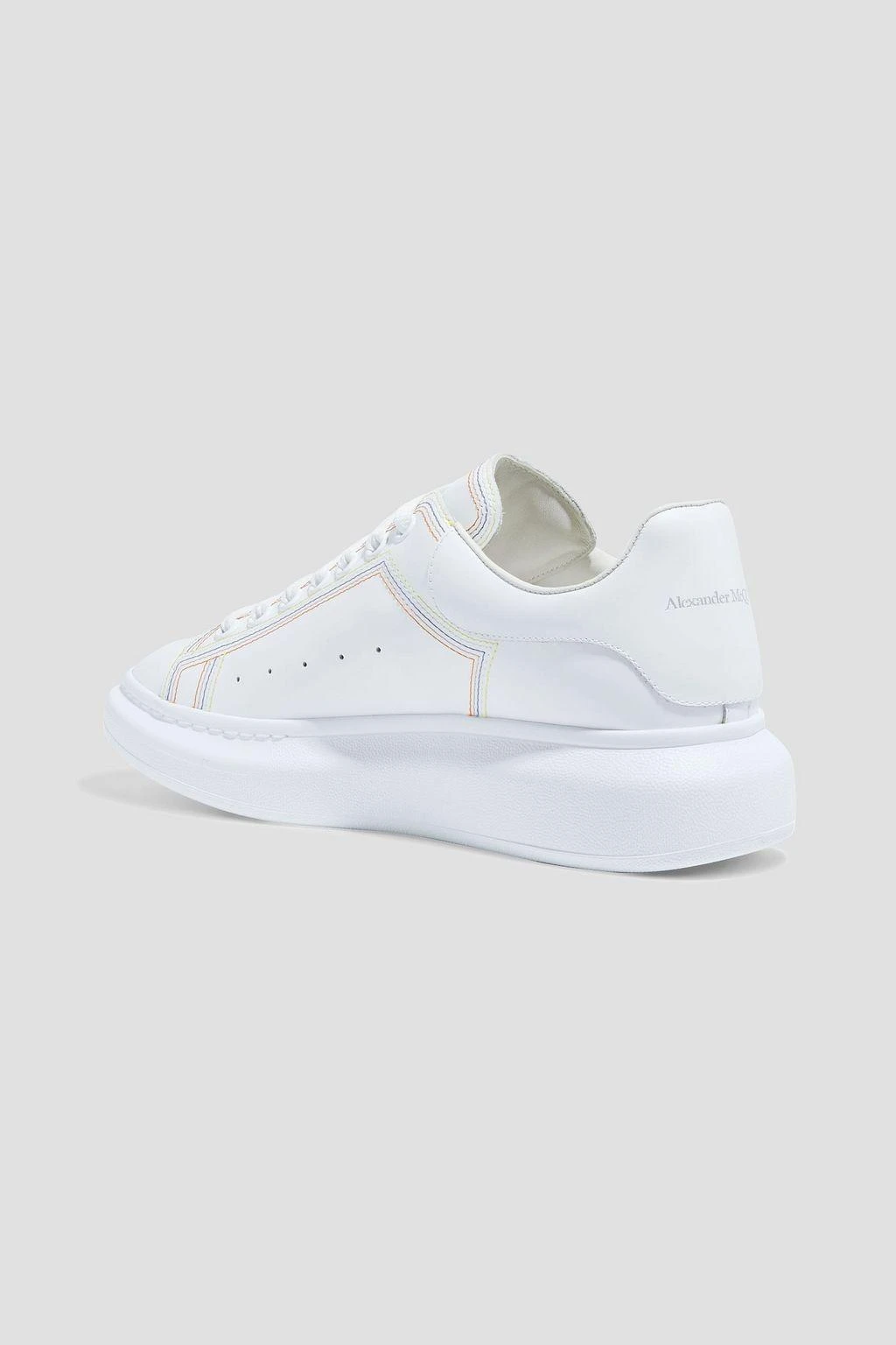 商品Alexander McQueen|Leather exaggerated-sole sneakers,价格¥1568,第3张图片详细描述