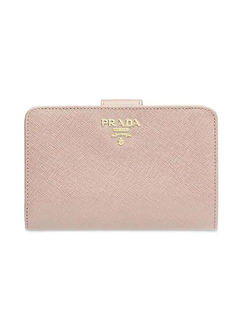 商品Prada|Leather Tab Wallet,价格¥5207,第1张图片