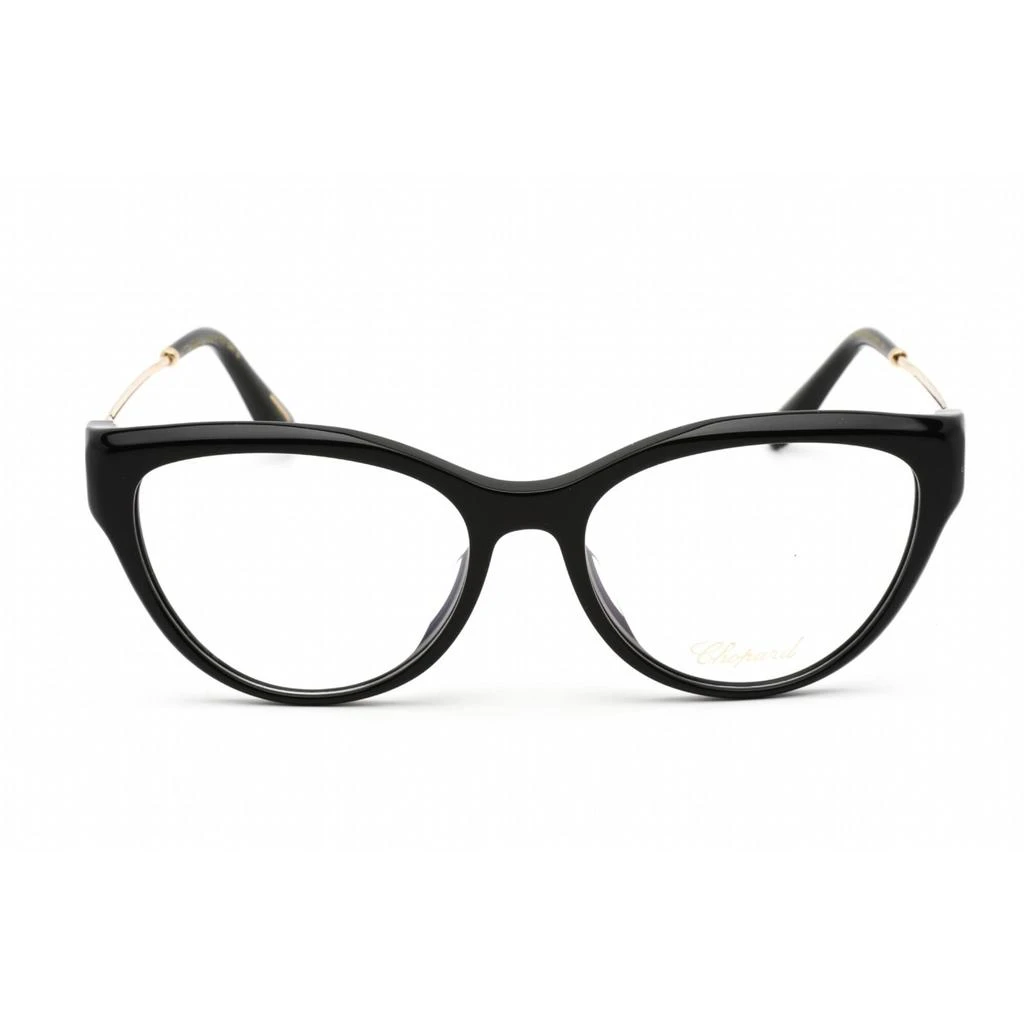 商品Chopard|Chopard Women's Eyeglasses - Clear Demo Lens Black/Gold Plastic Frame | VCH323S 0700,价格¥2354,第2张图片详细描述