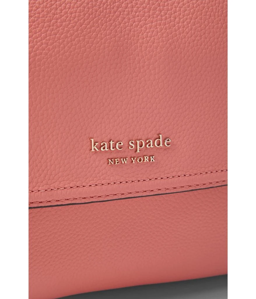 商品Kate Spade|New Core Pebble Pebbled Leather Medium Convertible Flap Shoulder Bag,价格¥1114,第3张图片详细描述