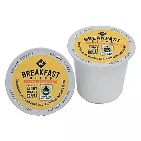 商品Member's Mark|Member's Mark Breakfast Blend Light Roast Coffee Pods, 100 ct.,价格¥245,第3张图片详细描述