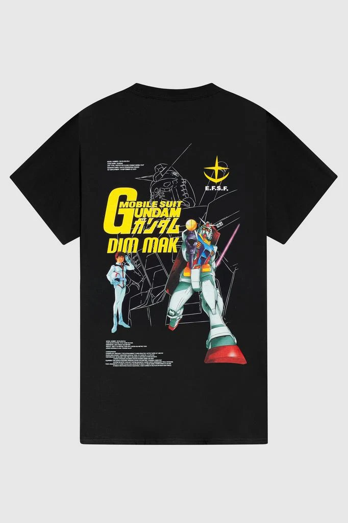 商品Dim Mak|Dim Mak x Gundam Mobile Suit - Gundam Tee - Black,价格¥284,第2张图片详细描述