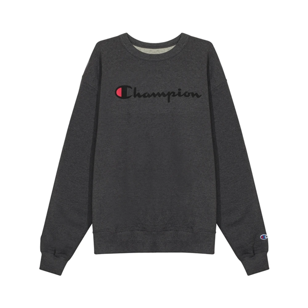 商品CHAMPION|CHAMPION 男士印花草写logo纯色加绒圆领卫衣 GF88H-Y06794-0OC,价格¥205,第1张图片