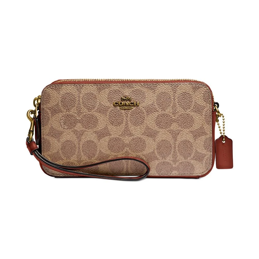 商品Coach|Signature Coated Canvas Kira Crossbody with Removable Strap,价格¥902,第1张图片