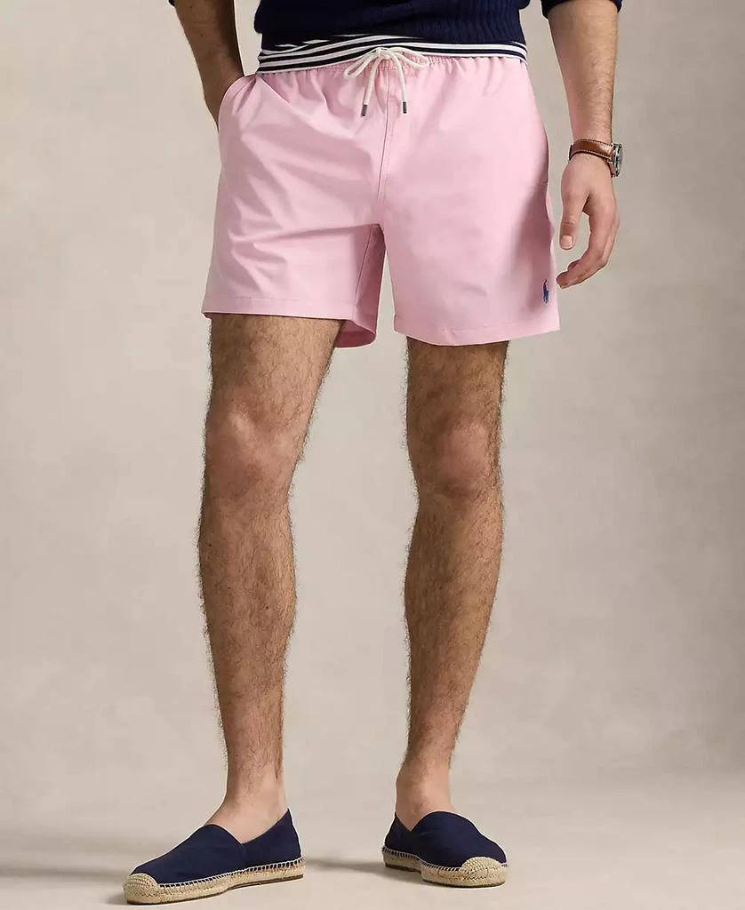 商品Ralph Lauren|Men's 5.75-Inch Traveler Classic Swim Trunk,价格¥251,第4张图片详细描述