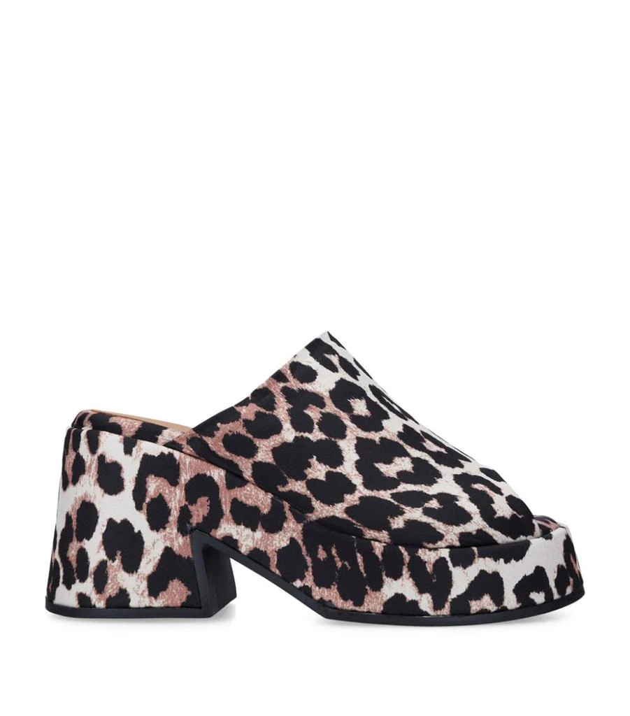 商品Ganni|Retro Wedge Mules 85,价格¥2747,第3张图片详细描述