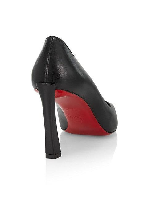 商品Christian Louboutin|Condora 85 Leather Pumps,价格¥6220,第5张图片详细描述