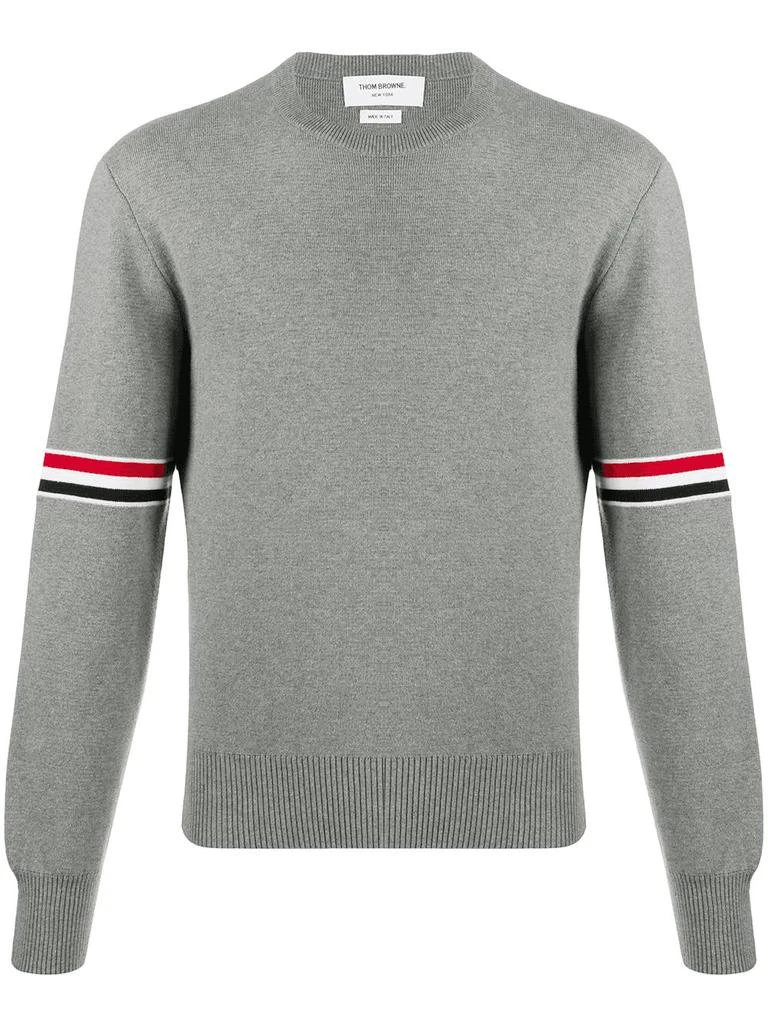 商品Thom Browne|THOM BROWNE Milano stitch crew neck jumper,价格¥7960,第1张图片
