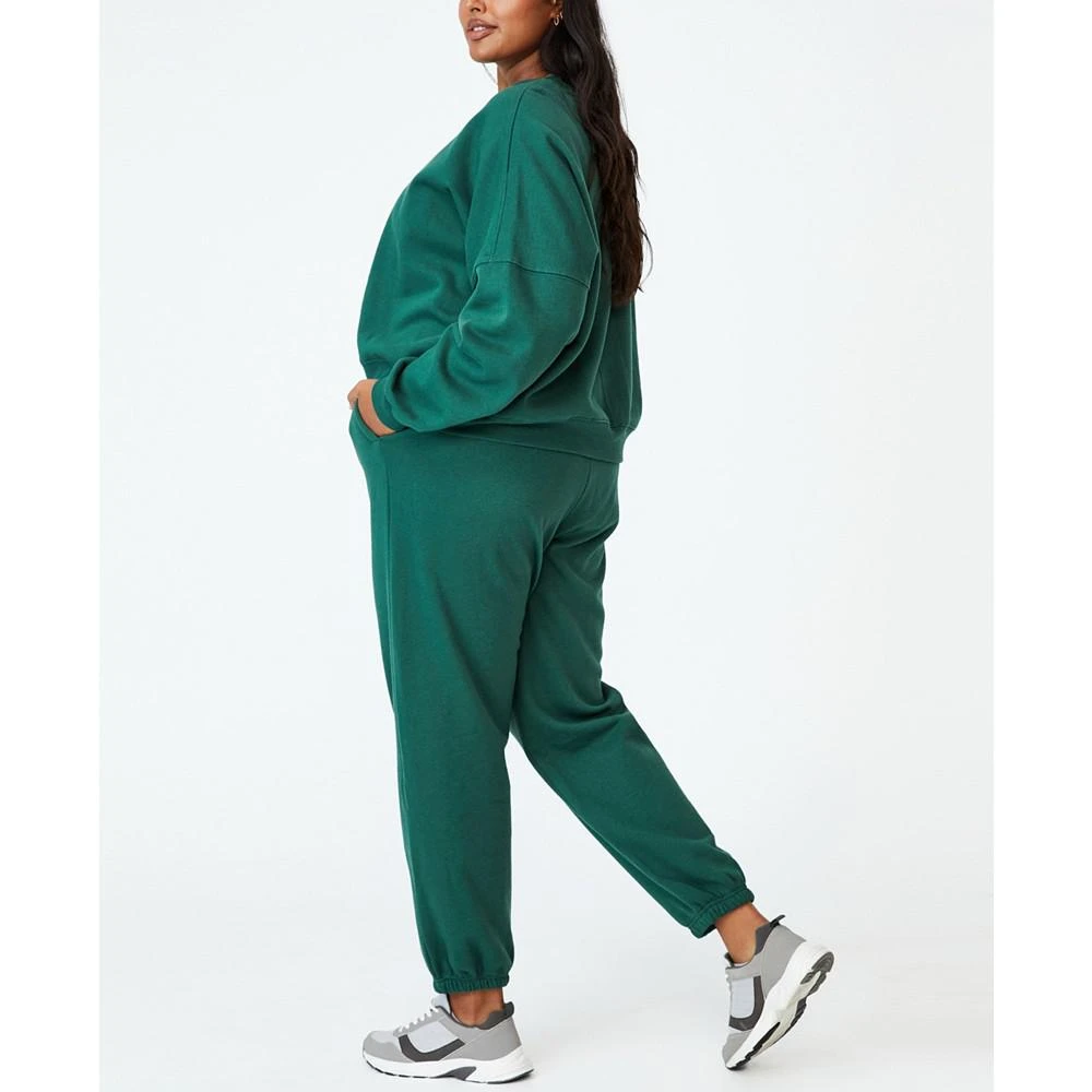 商品Cotton On|Trendy Plus Size Classic High Waist Track Pants,价格¥226,第2张图片详细描述