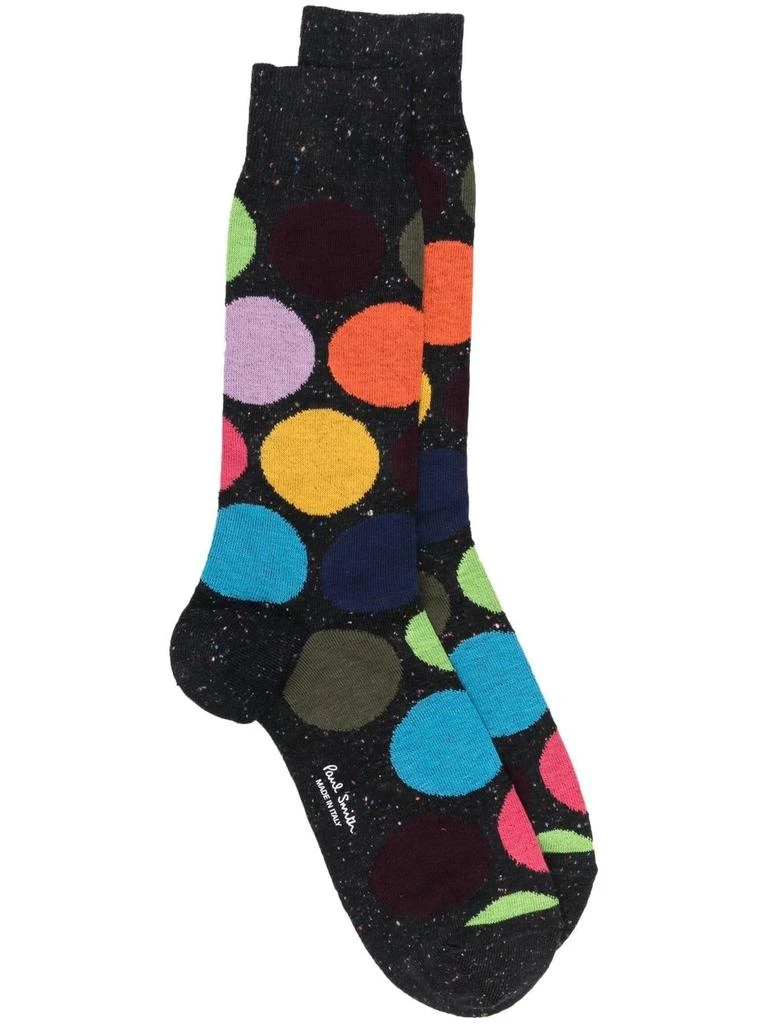 商品Paul Smith|PAUL SMITH polka-dot print logo socks,价格¥662,第1张图片