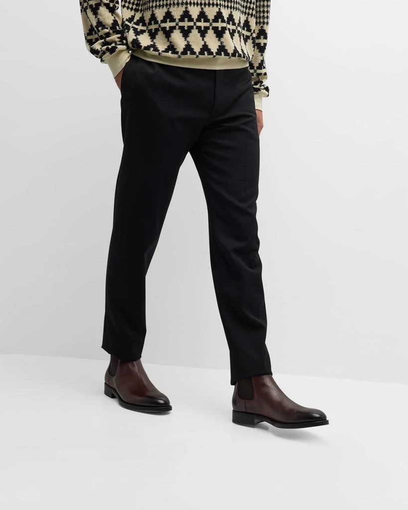 商品Giorgio Armani|Men's Leather Chelsea Boots,价格¥8100,第2张图片详细描述
