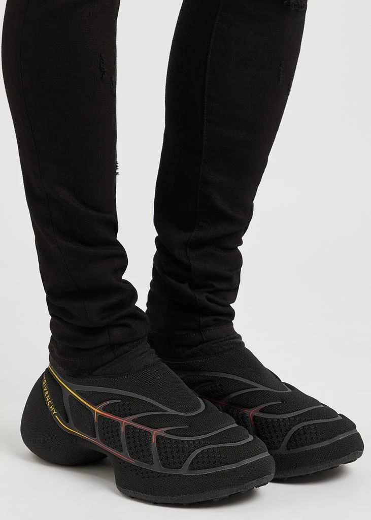 商品Givenchy|GIV TK-360 Plus 灰色弹力针织运动鞋,价格¥2520,第5张图片详细描述