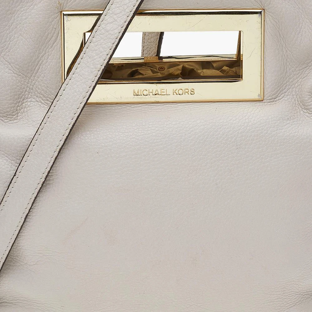 MICHAEL Michael Kors Off White Leather Crossbody Bag 商品